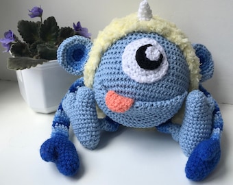 Thursday Monster Crochet Pattern - Amigurumi Monster Week Bundle pdf tutorial DIY, How to crochet monster - pdf tutorial DIY