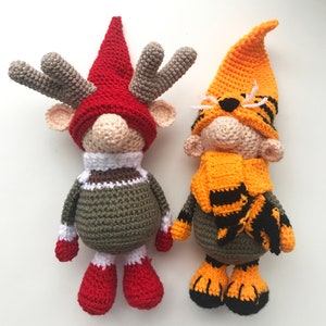 Christmas Gnomes Crochet Pattern: Scandinavian Amigurumi Gnomes (PDF)