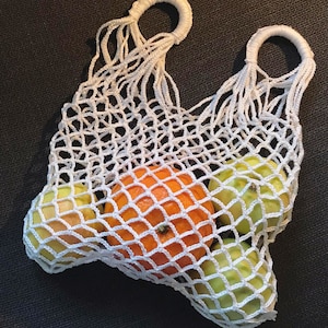 Gehäkelte Markttasche Muster: Einfache Wiederverwendbare Einkaufstasche (PDF)