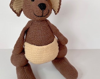 Kanga Crochet Pattern: Kangaroo Amigurumi DIY (PDF)