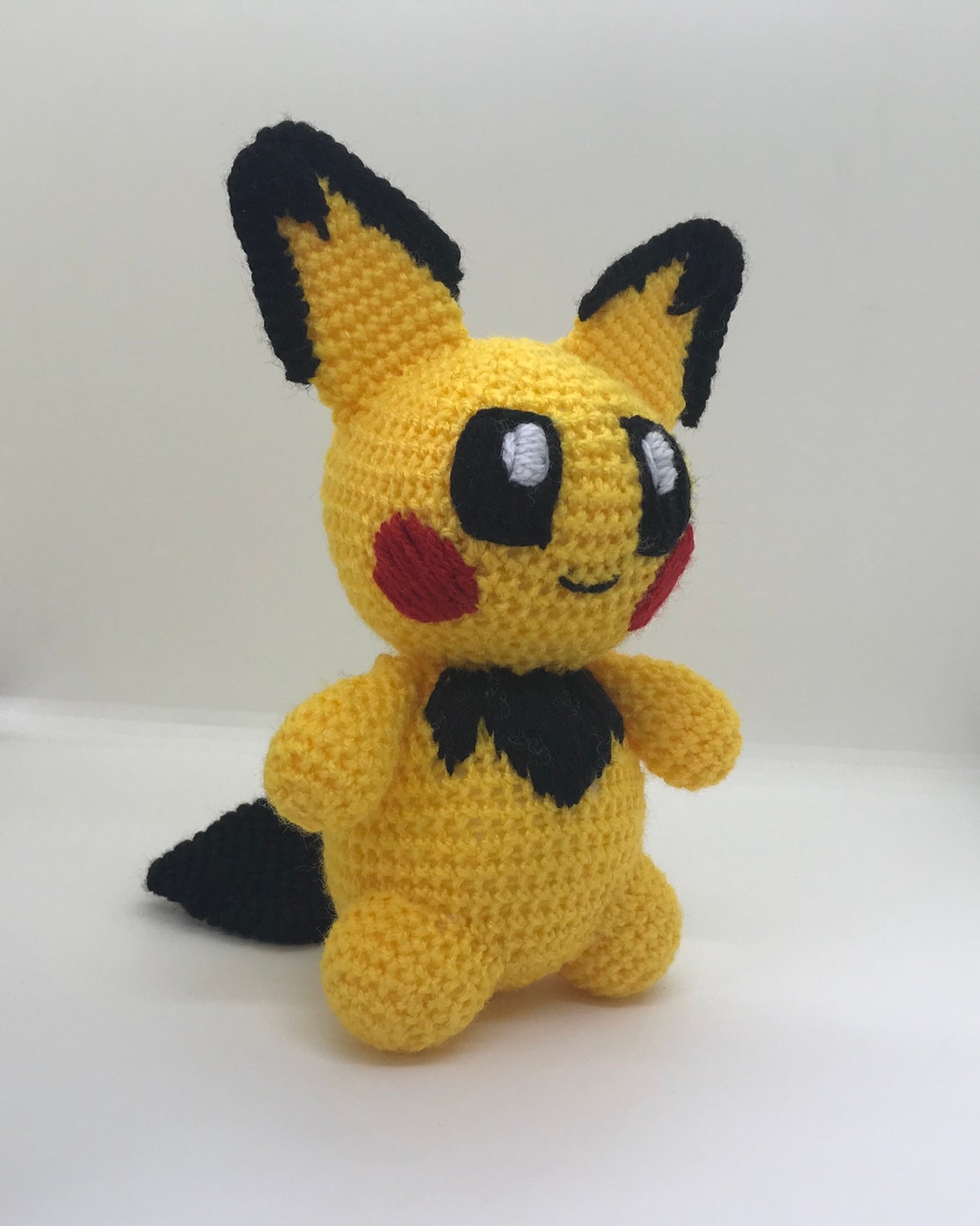 Pichu Crochet Pattern Baby Pikachu Pokemon Amigurumi crochet Etsy