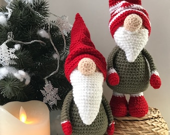 Christmas Gnomes Crochet Pattern: Scandinavian Amigurumi Tutorial
