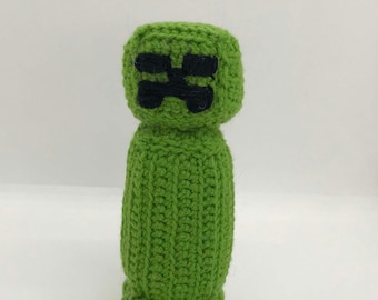 Creeper crochet PATTERN - Crochet green Creeper tutorial -  Amigurumi Crochet pattern PDF, DIY crochet toy
