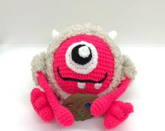 Monster Crochet Pattern - Amigurumi Monster "Sunday" pdf tutorial DIY, How to crochet monster - pdf tutorial DIY