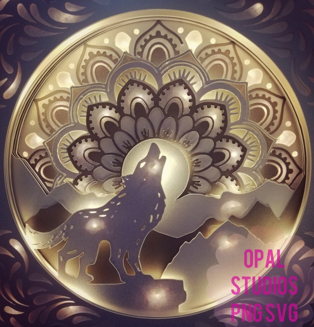 OpalStudiosShadowbox - 3D Shadow Box Shadowbox Digital Cricut Files SVG ...