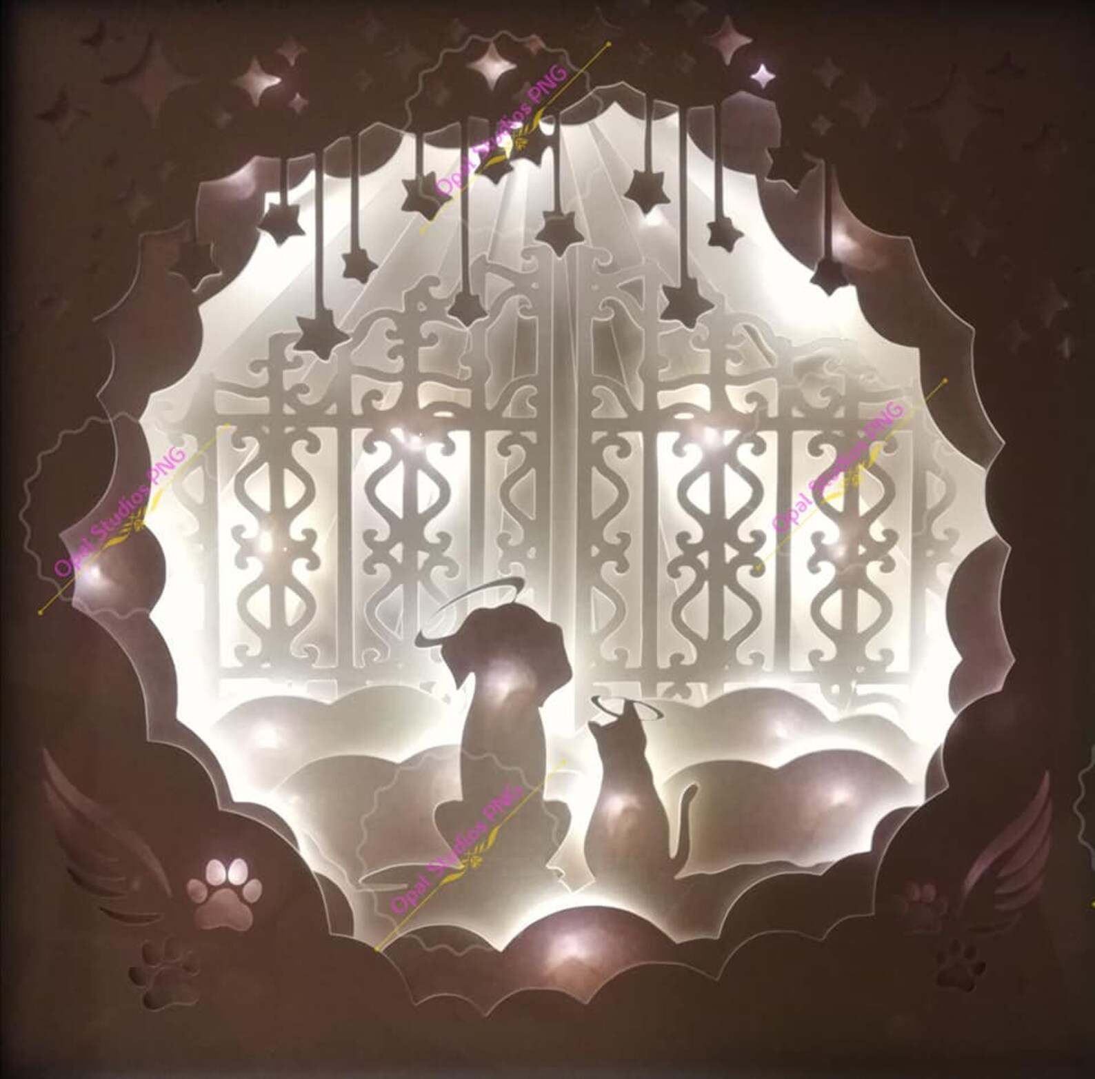 Rainbow Bridge Heaven Pet Memorial Cat or Dog Option Christmas - Etsy