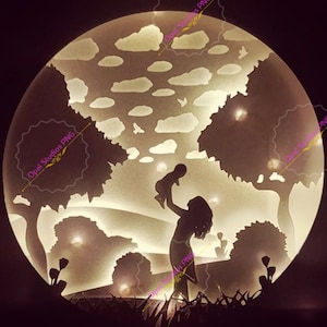 amore amore mamma festa della mamma compleanno bambino mamma cartasecco 3d shadowbox shadow box luce SVG PNG DXF digitale Cricut commerciale b