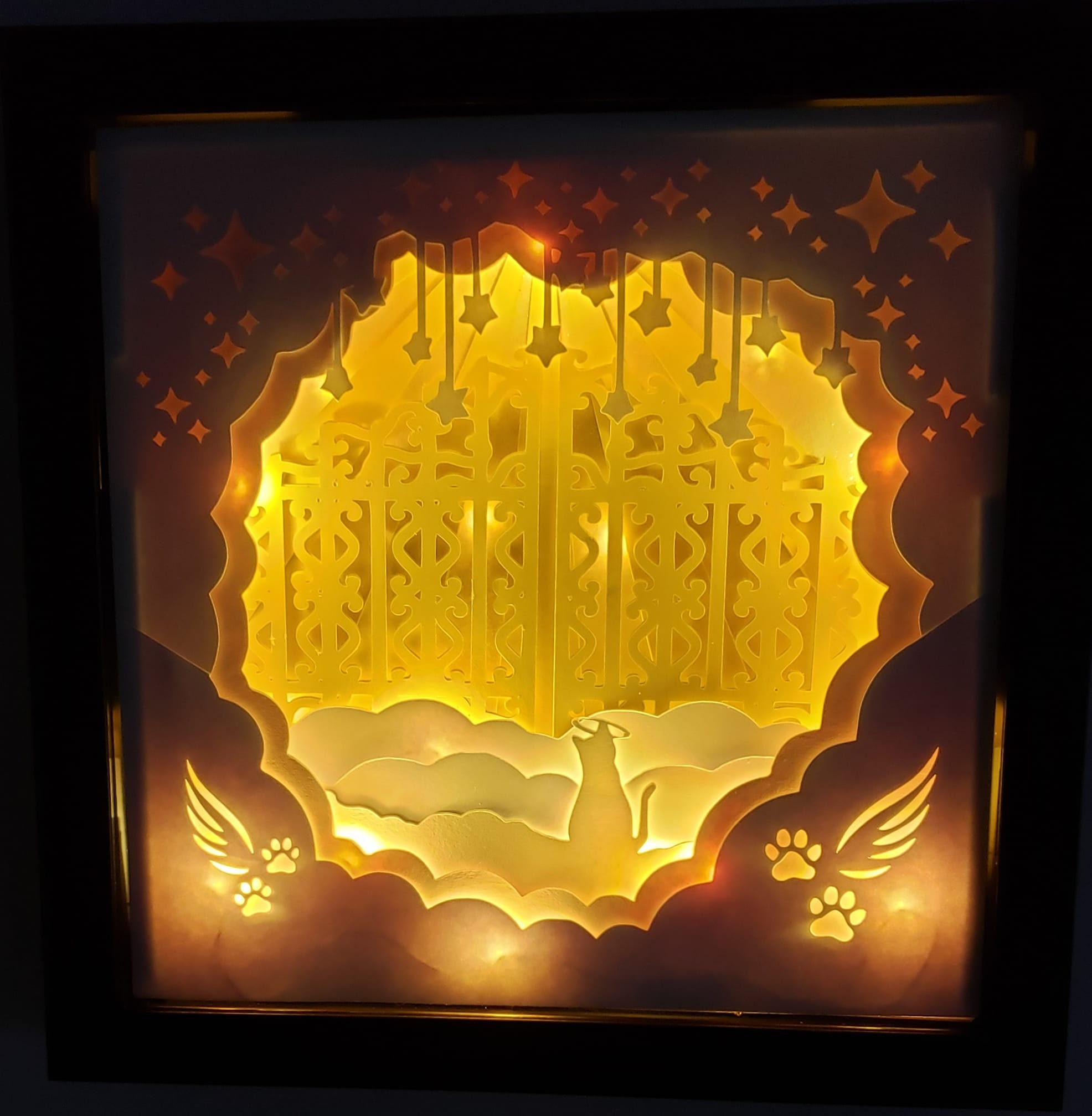 Rainbow Bridge Heaven Pet Memorial Cat or Dog Option Christmas | Etsy