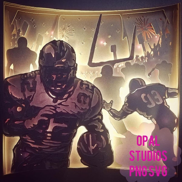 USA football sports fathers day gift papercutting 3d shadowbox shadow box light box SVG PNG dxf digital Cricut template - commercial use USA football sports fathers day gift papercutting 3d shadowbox shadow box light box SVG PNG dxf digital Cricut template - commercial use