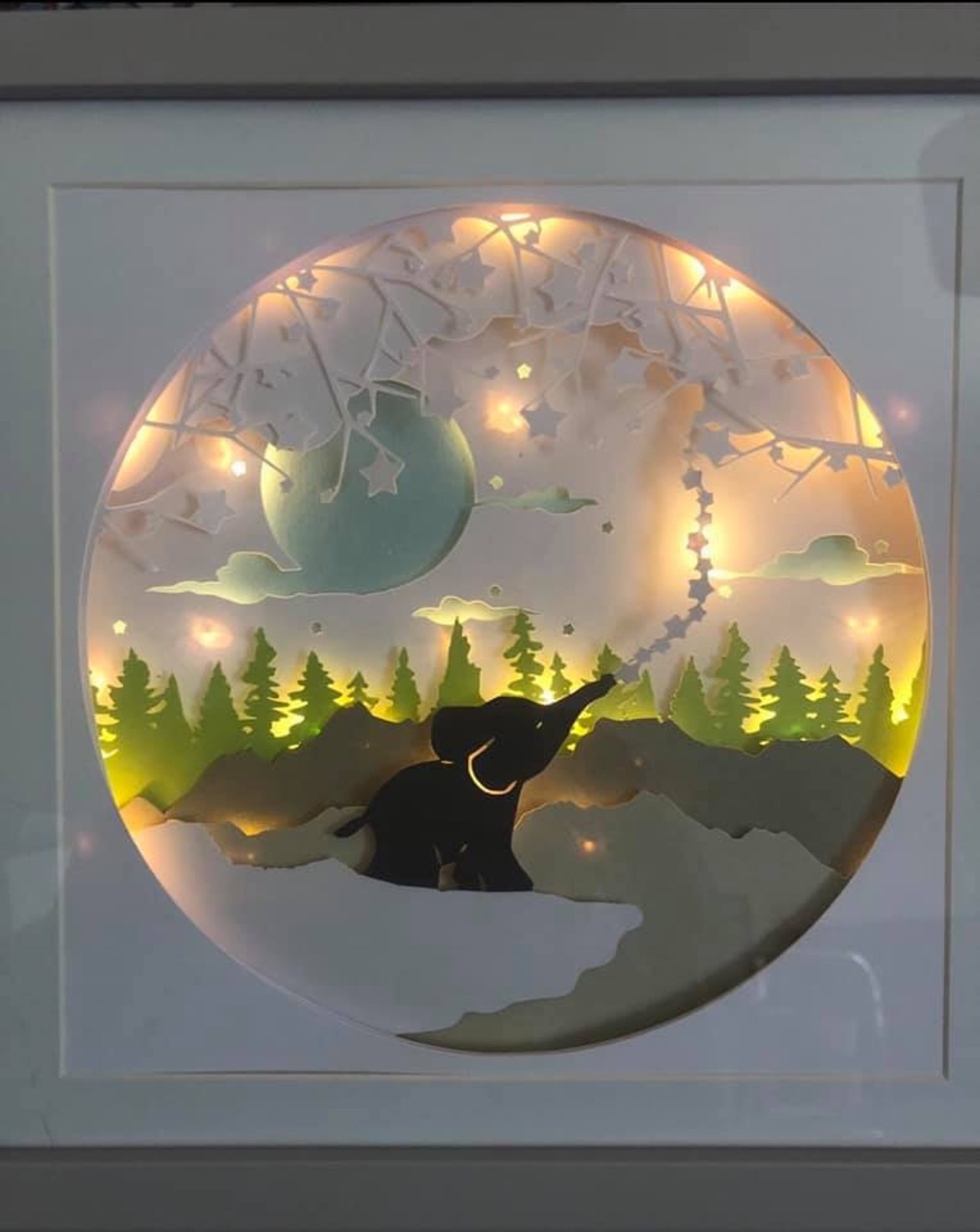 Download Baby elephant wish upon a star nursery new baby magical ...