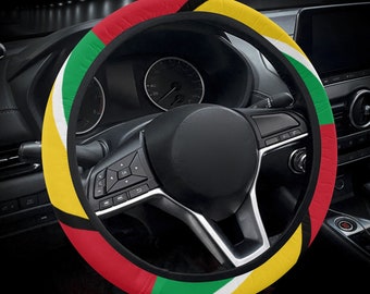 Guyana flag Car Steering Wheel Covers