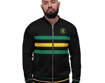 Jamaica Flag Jacket unisex bomber