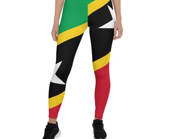 St Kitts and Nevis flag Leggings