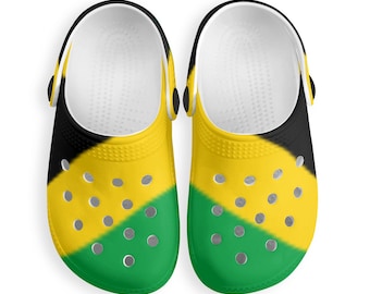 Jamaica flag Kid's All Over Printing Classic Clogs