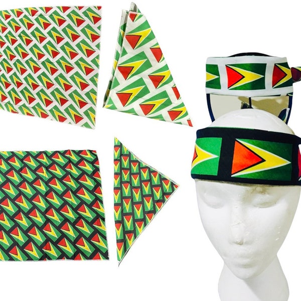Guyana flag bandanas