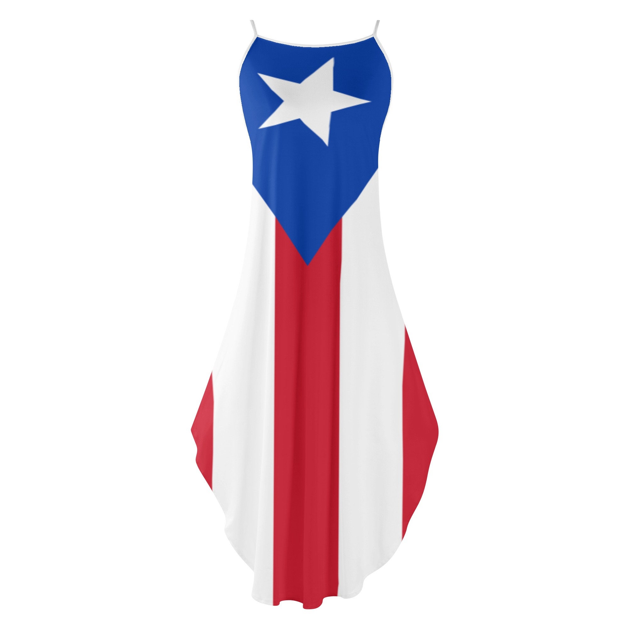 Puerto Rico Flag Women's Pajama Sets Long Sleeve Button Down