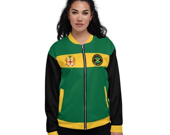 Jamaica flag Jacket unisex bomber