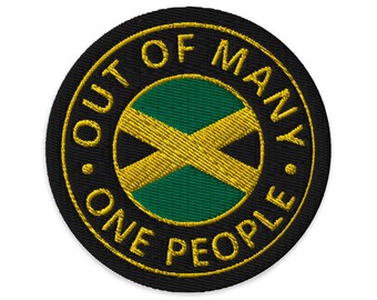 Jamaica Embroidered patches