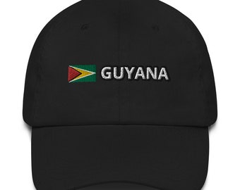 Guyana drapeau Papa chapeau