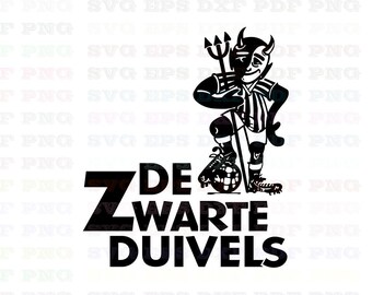 Kleurplaat Van De Duivel Etsy