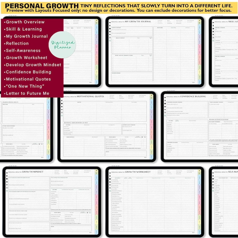 ADHD Digital Planner 2026, undated, lifetime: Custom Daily Habit & Stress for iPad Android GoodNotes