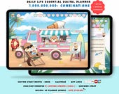 Beach Blue Digital Planner 2026 2027 Lifetime 2028+, iPad & Android Tablet Planners, Goodnotes, Notability
