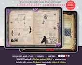 Witch Digital Planner 2026, 2027, Custom iPad Android GoodNotes, Grimoire, Wicca, Book of Shadow
