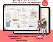 Digital Planner 2026 2027, Custom GoodNotes, iPad Android Planner Daily, Social Media Travel Journal