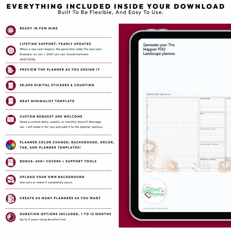 digital planner, custom digital planner, all in one digital planner, hyperlinked digital planner, notability planner, index navigation, GoodNotes planner, GoodNotes digital planner, iPad digital planner, iPad planner, Android digital planner, tablet planner, iOS planner, Samsung tablet planner, digital planner 2026, 2026 digital planner, digital planner 2027, 2027 digital planner, undated digital planner, undated planner, landscape planner