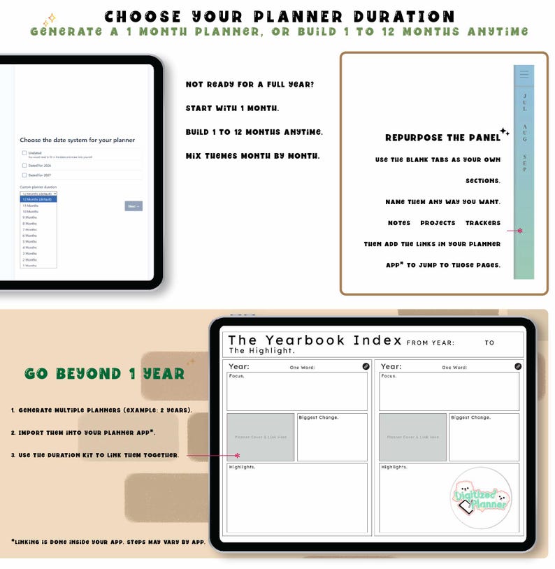 Digital Planner 2026 2027 Kitty Cat, Undated, Android & iPad Goodnotes ...