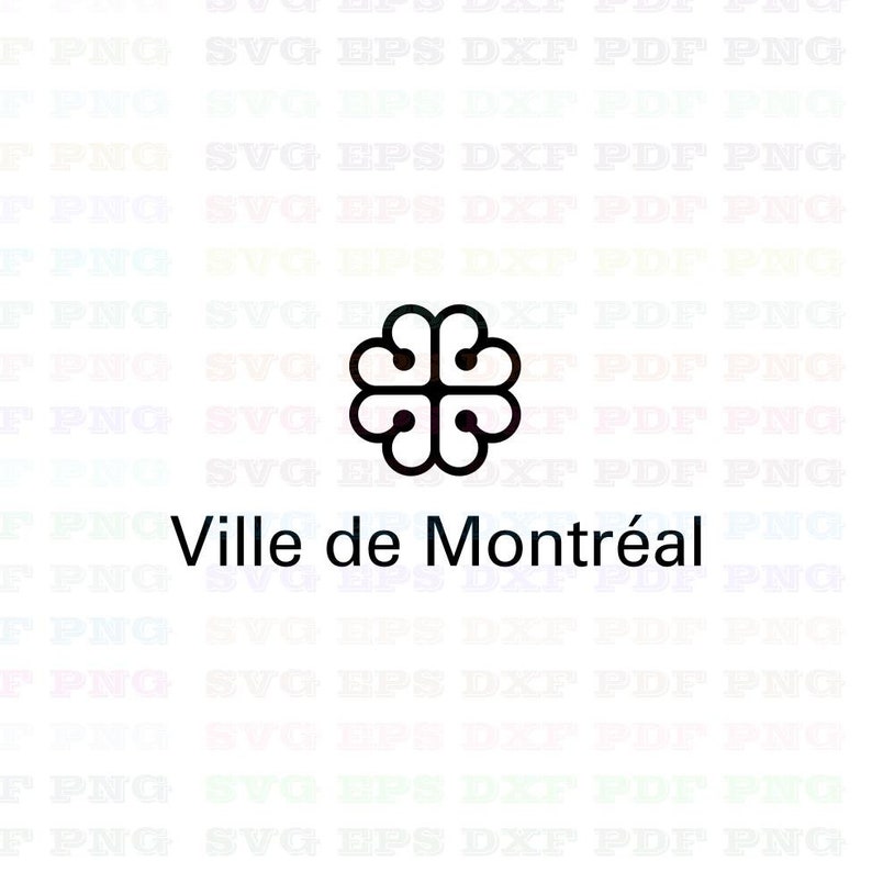 Ville De Montreal 1 Logo Trademark Brand Svg Dxf Eps Pdf Png Etsy