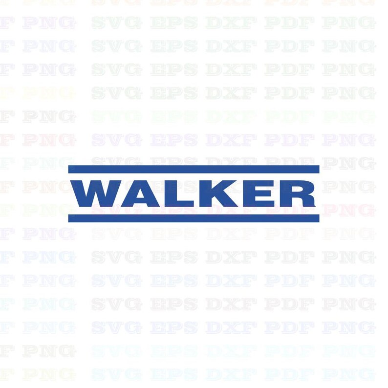 Walker 2 Logo Trademark Brand Svg Dxf Eps Pdf Png Cricut Etsy