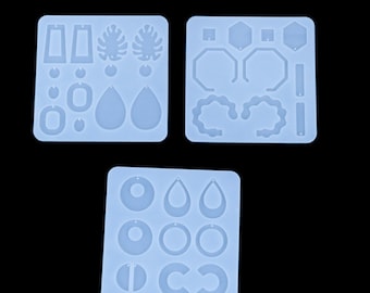Mould Art Jewelry Making Molds Resin Pendant Craft Small DIY Silicone M3D8