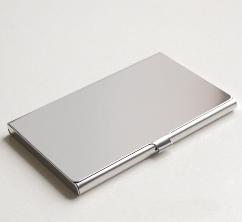 Stainless Steel DIY Name Card Box Blank Name Card Box Etsy