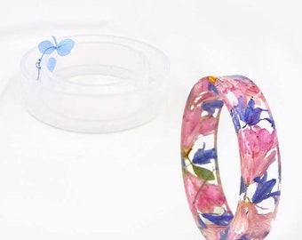 Stor silikonform för armband - Resinform - Armbandsform - Epoxiform för gör-det-själv-smycken - Rombisk armbandsform - Resinarmbandsform