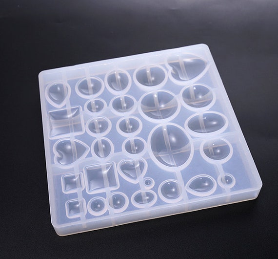 FunShowCase Stampo In Silicone Per Cabochon – 2 Formati Per Resina E Argilla