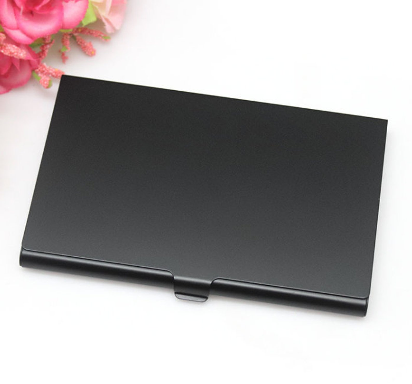 Business Card Case Metal Business Card Holder Metal Card Etsy