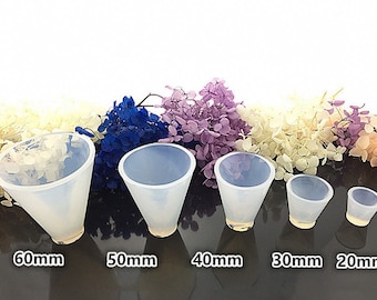 Circular Cone Silicone Mold DIY Silicone Mold Resin Silicon Mold Jewellery Making Epoxy Resin Craft Mold Silicone Mold Resin Cabochon