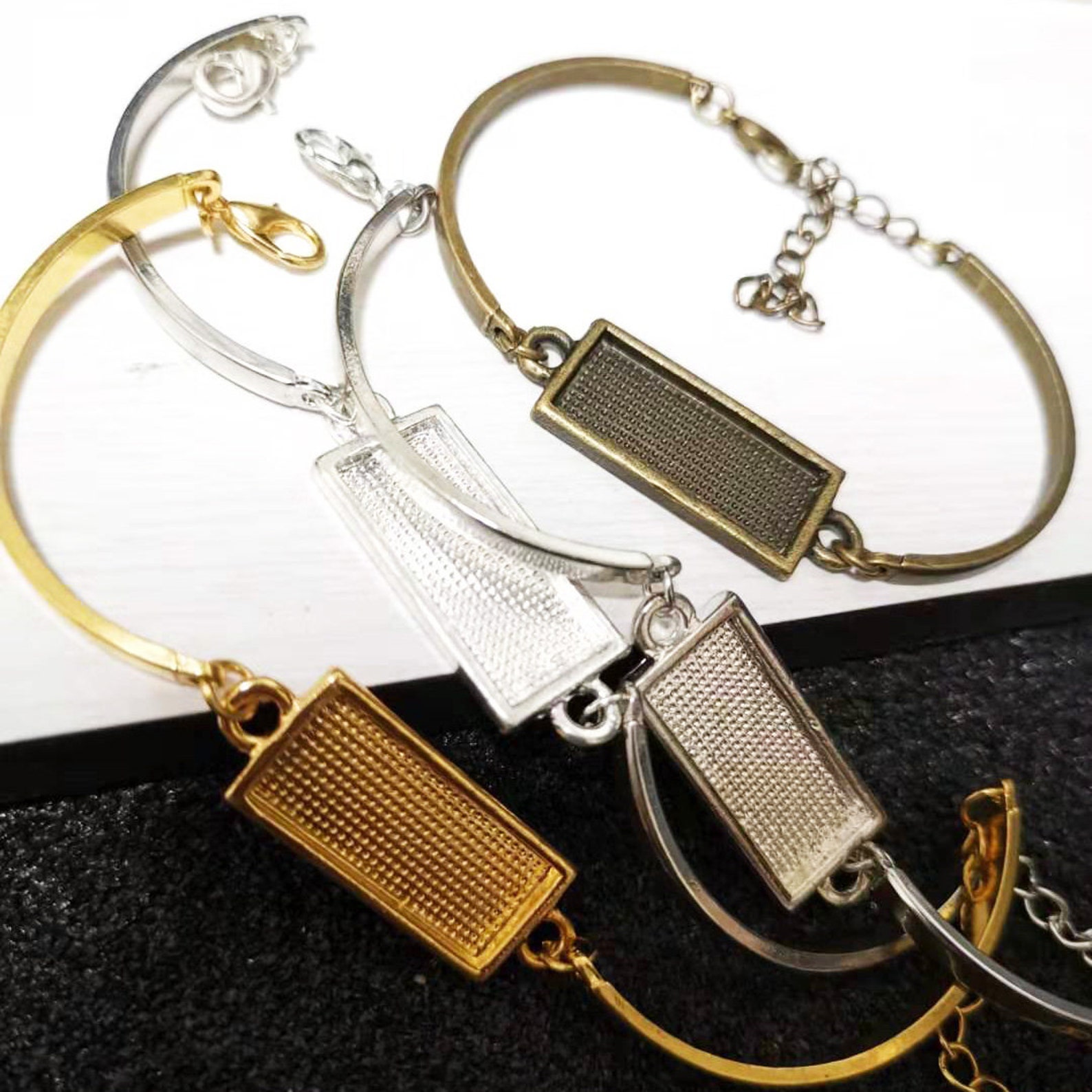 10x25mm Bangle Bracelets Kitsdiy 10x25mm Cuff Bracelet Etsy