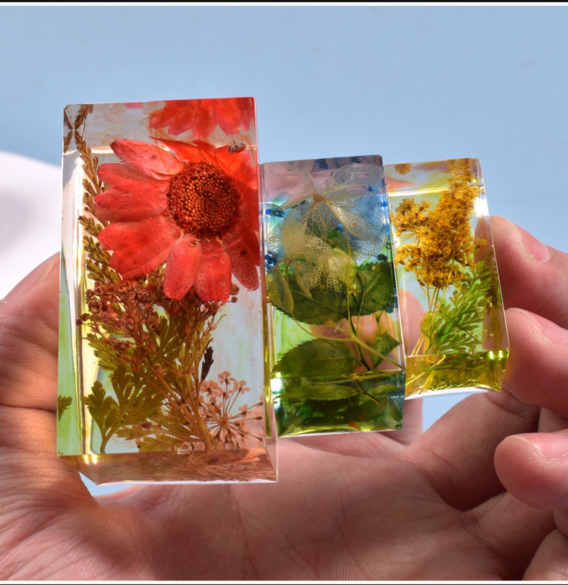 Epoxy Resin Mold Resin Casting Molds Rectangle Silicone Mold Etsy