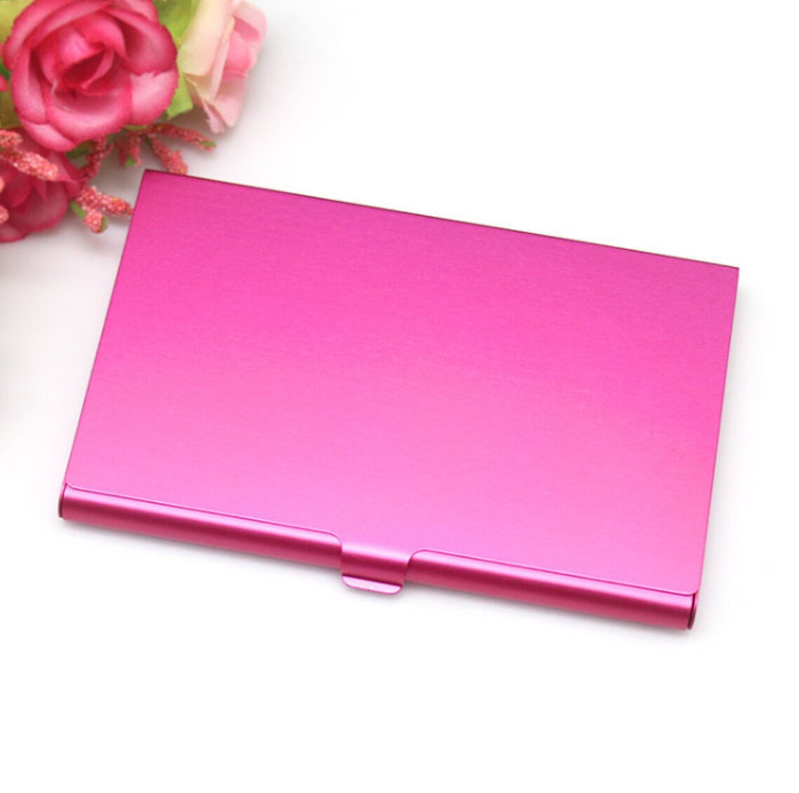 Business Card Case Metal Business Card Holder Metal Card Etsy