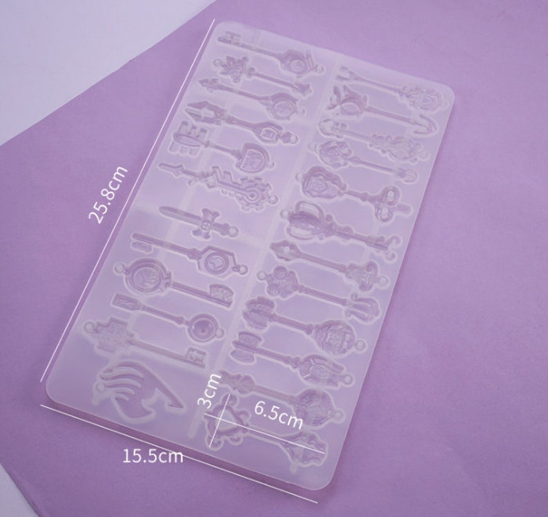 New Key Pendant Silicon Mold Cabochon Mold Resin Silicon Etsy