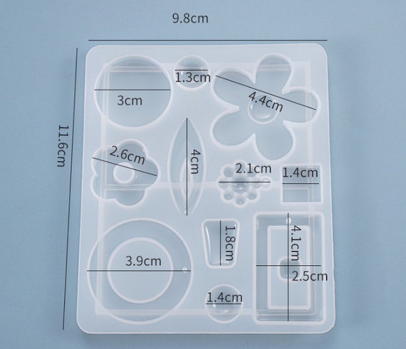 DIY Fashion Jewelry Resin Silicone Molds Earring Epoxy Resin Molds