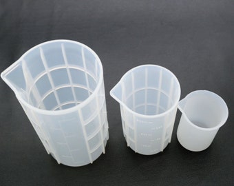 1pcs Silicone measuring cup Silicone Mould handmade DIY Jewelry epoxy resin molds Used to mixture the resin glue