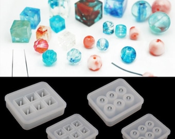 Gemme Silikonform - Silikonform, Bastelform, Cabochonform, Schmuckform, Harzform, Tonform, flexible Form - Ohrringharzform