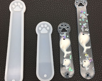 Bookmarks Silicon Mold Cabochon - Handmade resin silicon mold - for Jewelry Make - Epoxy Resin Mold