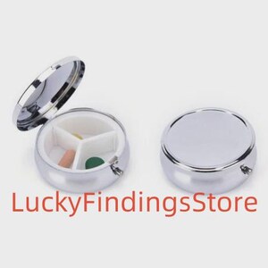 DIY Pill Box - Single Blank Compartment Pill Box Container - Weekly Blank Pill Case - Pill Box Frame - Compartment Pill Container