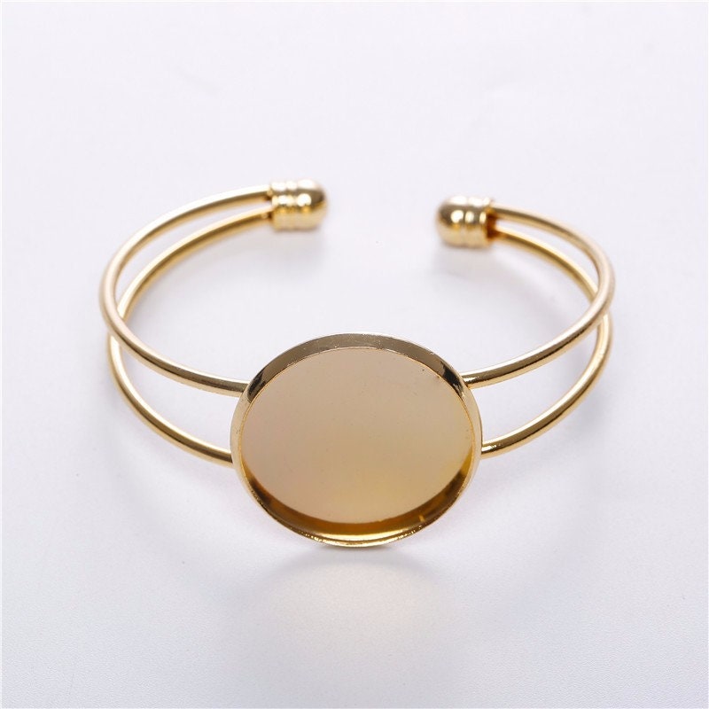 Bracelet Blankscuff Braceletblank Bangle Bracelet25mm Etsy