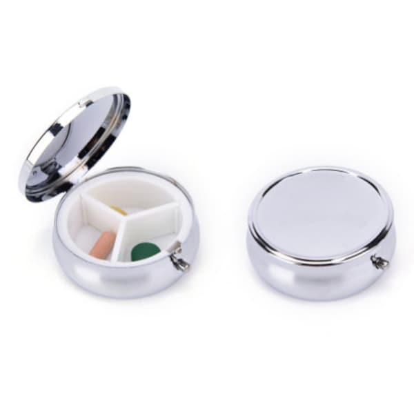 3Days Blank Compartment Pill Box Container - Weekly Blank Pill Case - Pill Box Frame - 3 Compartment Pill Container - Pill Organiser