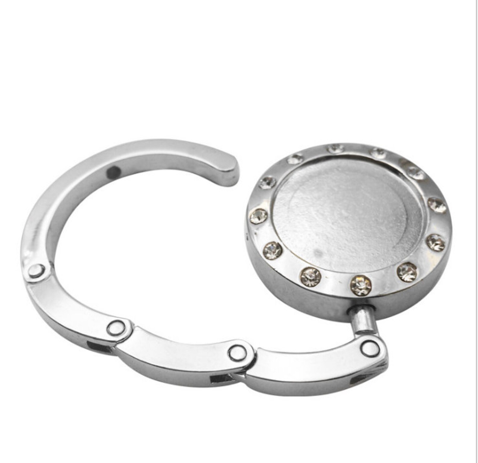 Bag Hanger Hook Purse Hook Blank 25mm Round Crystal Purse Etsy